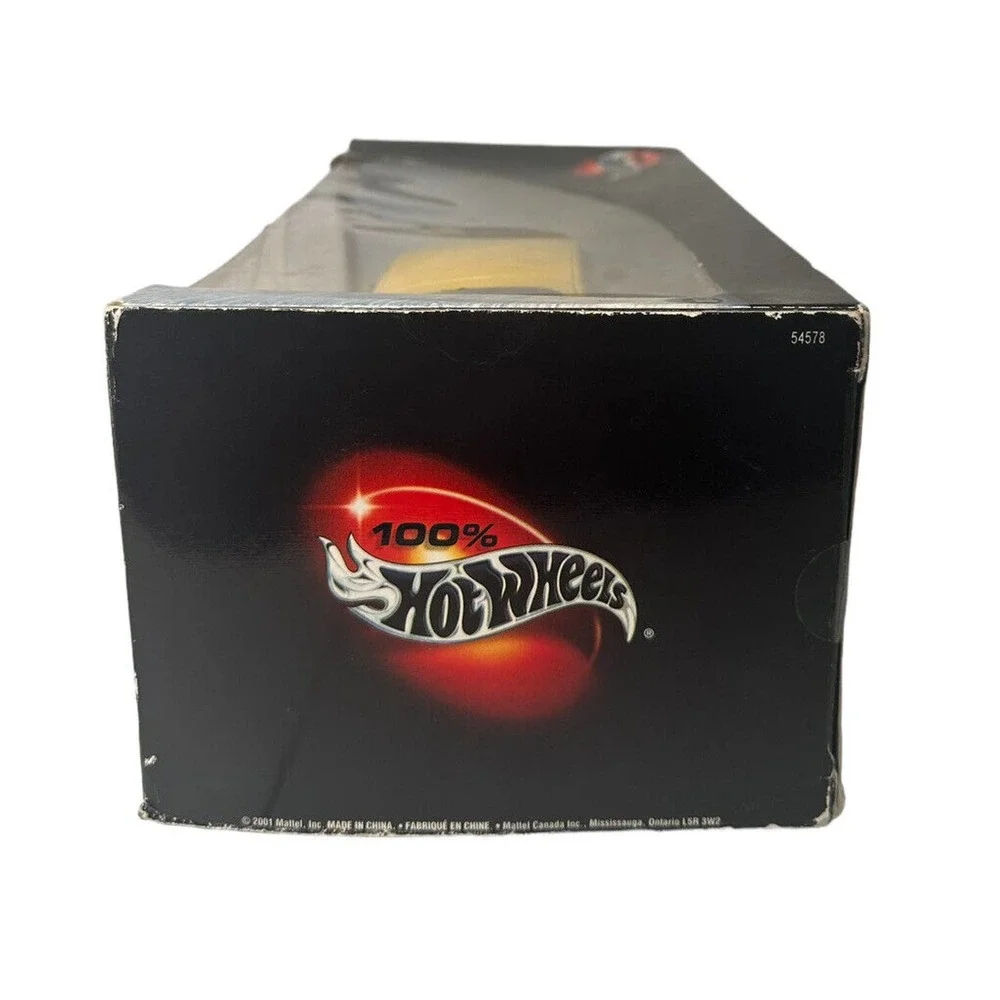 Vtg 100% Hot Wheels 1/18 Diecast Metal Yellow Car Panel Cruiser Car 2001‎ NEW